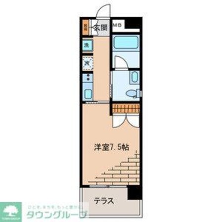 Green Terrace OYAMAの物件間取画像